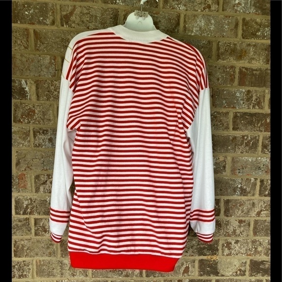 90’s Peter Popovitch Oversized Cardigan Sweater Nautical Medium - Picture 9 of 11